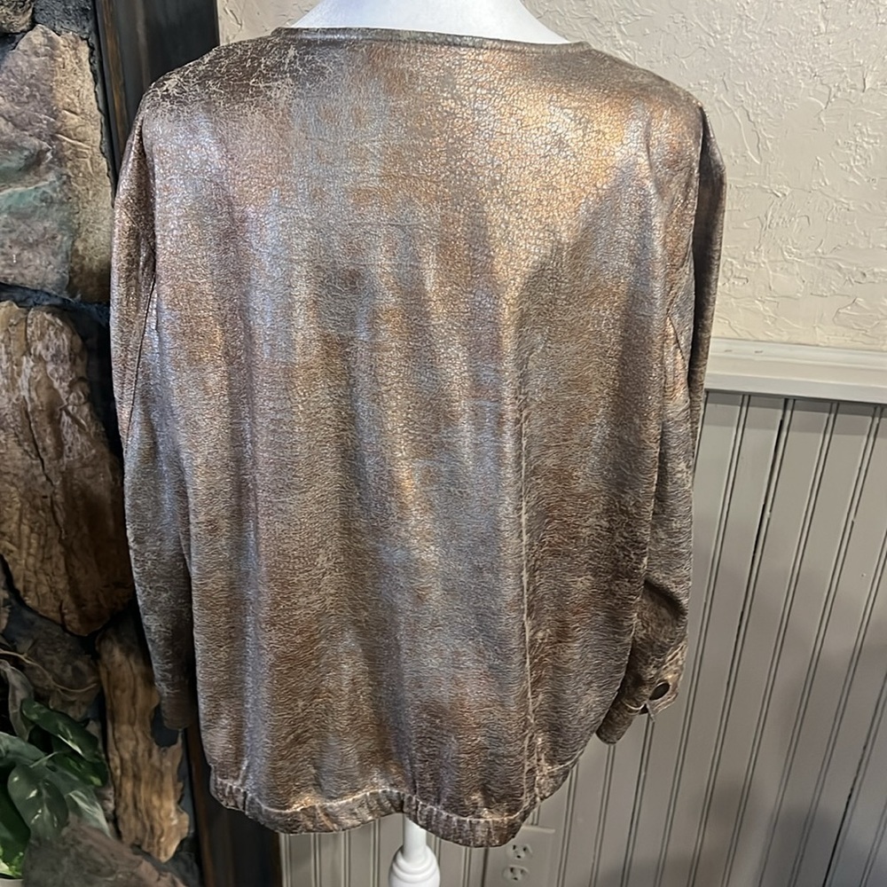 Ruby Rd. Silver Buttoned Relaxed Jacket - image 3